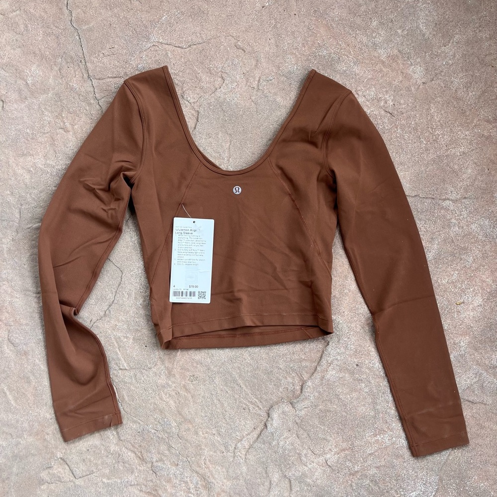 Lululemon Align Long Sleeve Roasted Brown